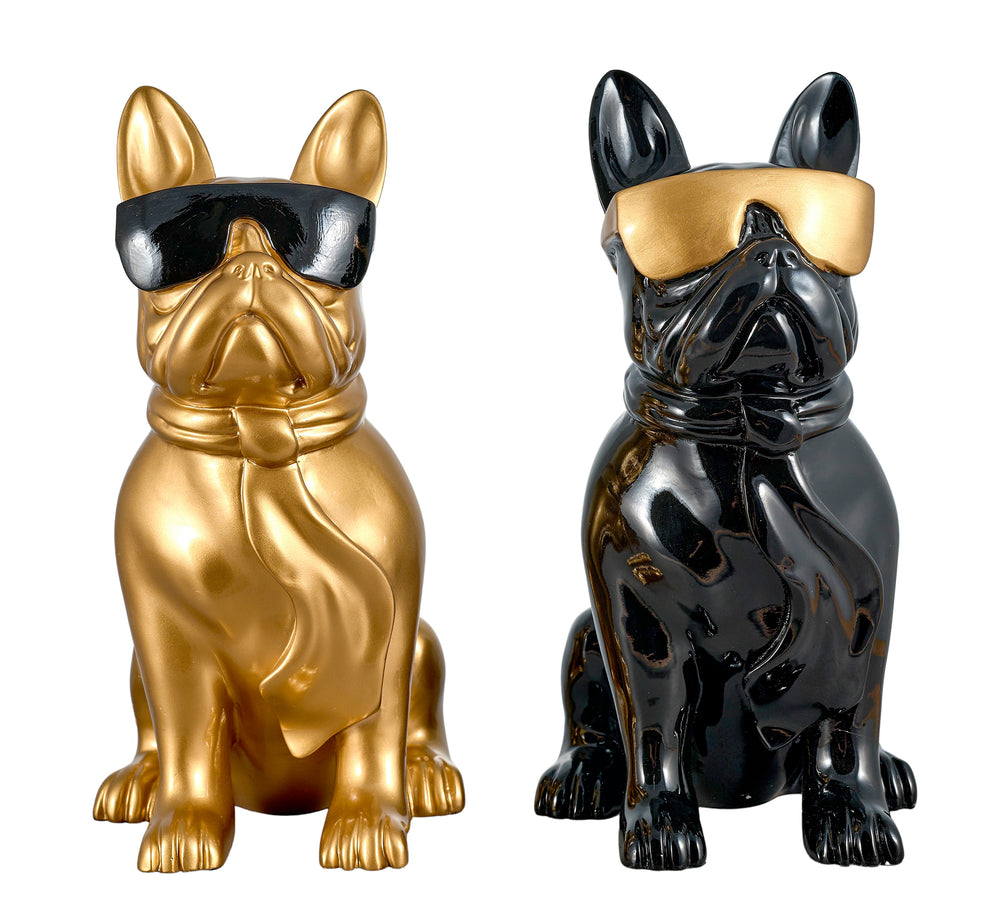 chien or et noir