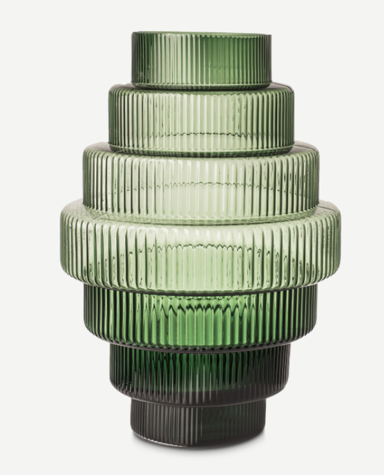 Vase Steps green large