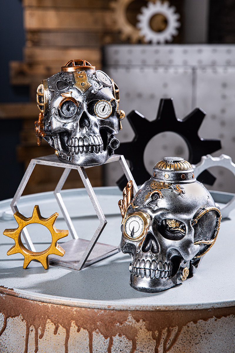 Decoration object Skull "Steampunk Skull"