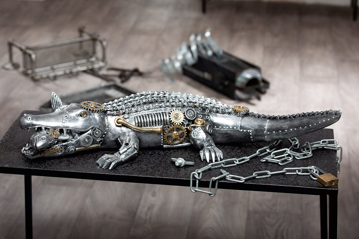 Figurine Crocodile "Steampunk crocodile"
