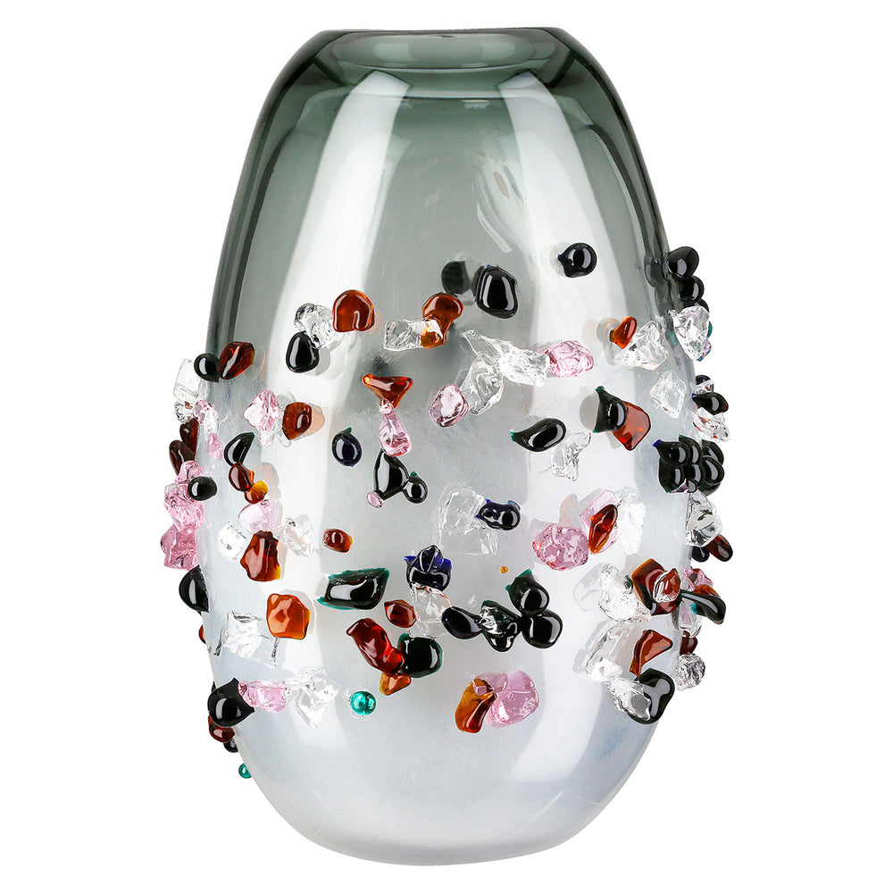 Vase, Glass, black