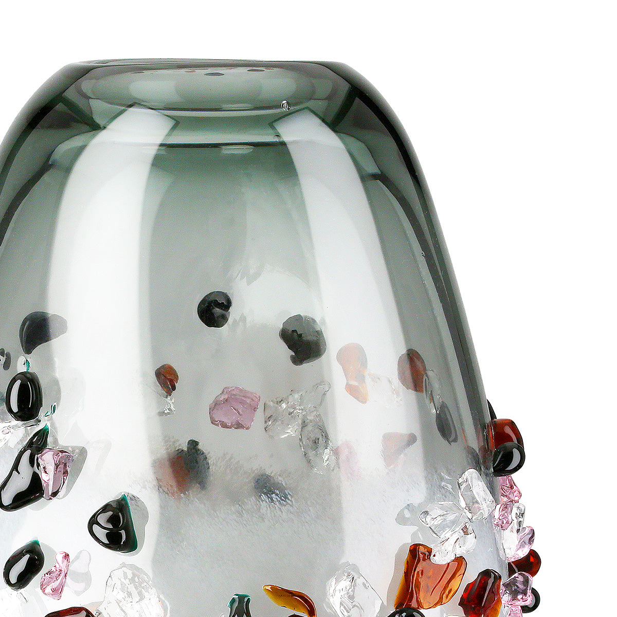 Vase, Glass, black