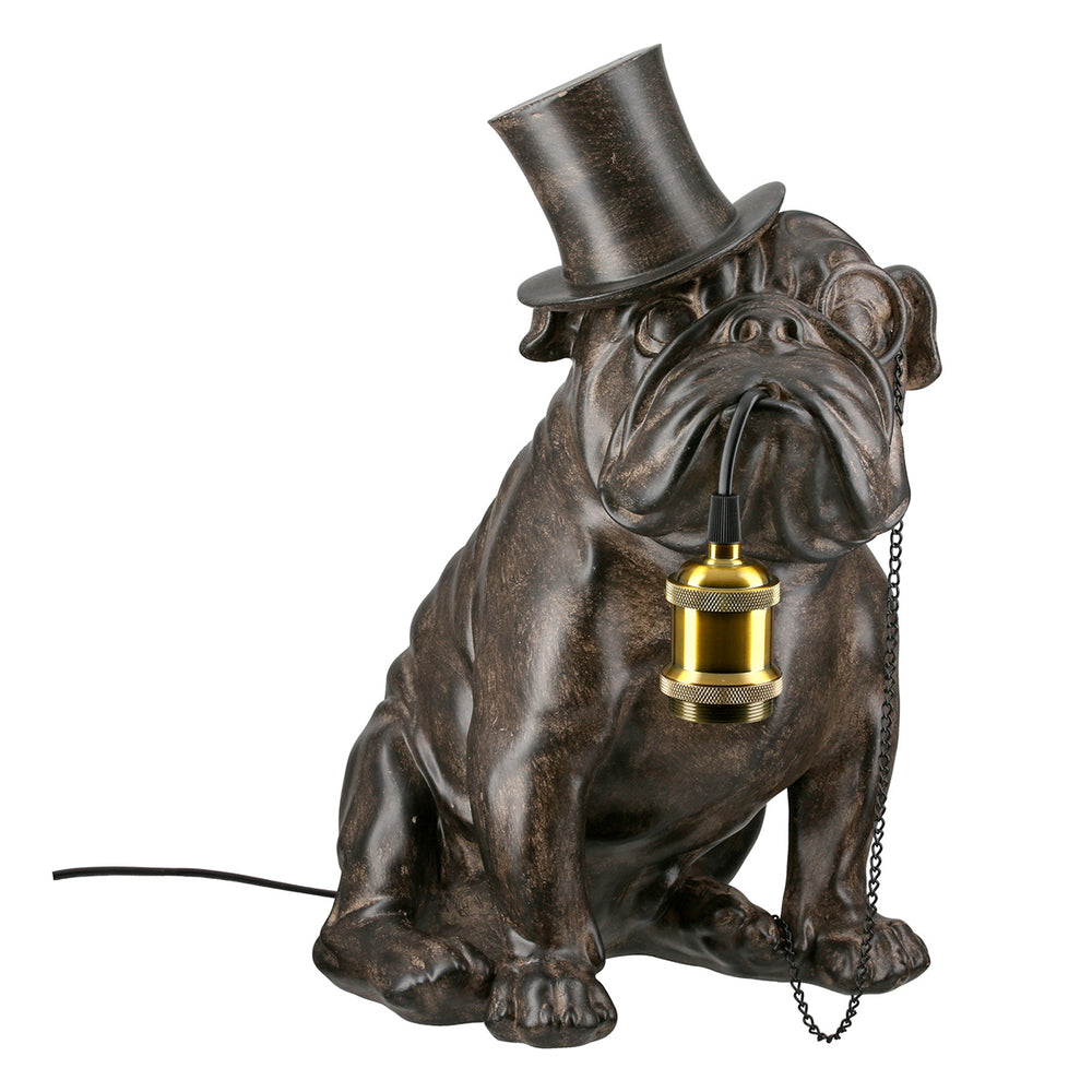 lamp, Pug, Top hat