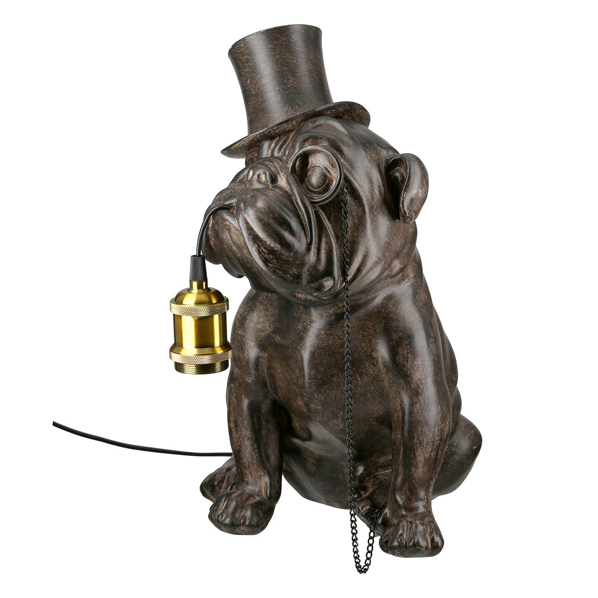 lamp, Pug, Top hat