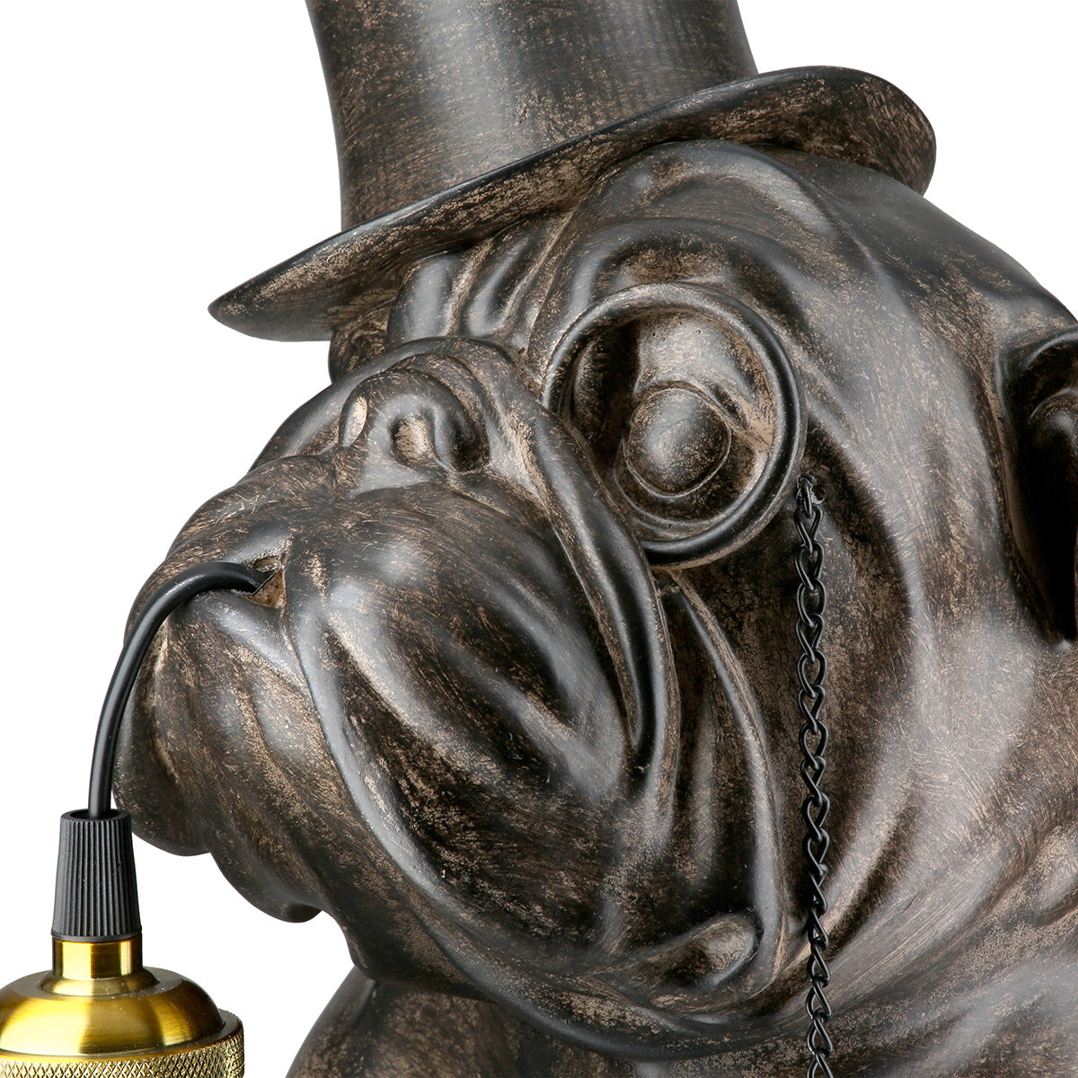 lamp, Pug, Top hat