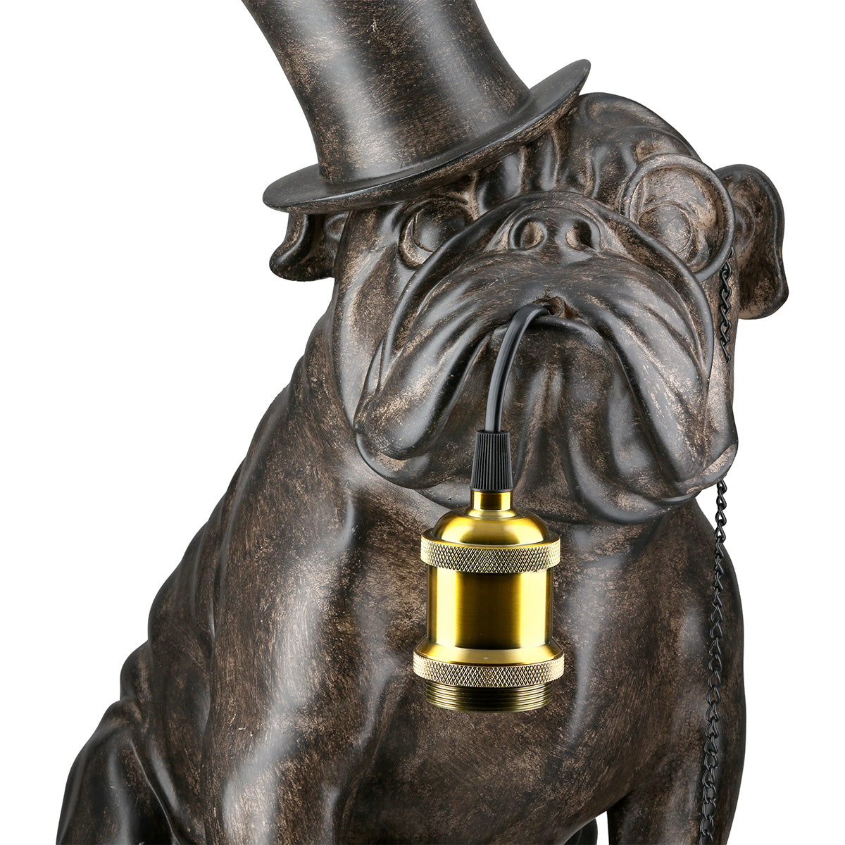 lamp, Pug, Top hat