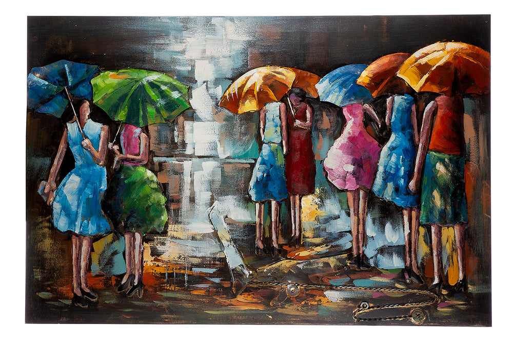 Picture rectangular "Rainy Summer"