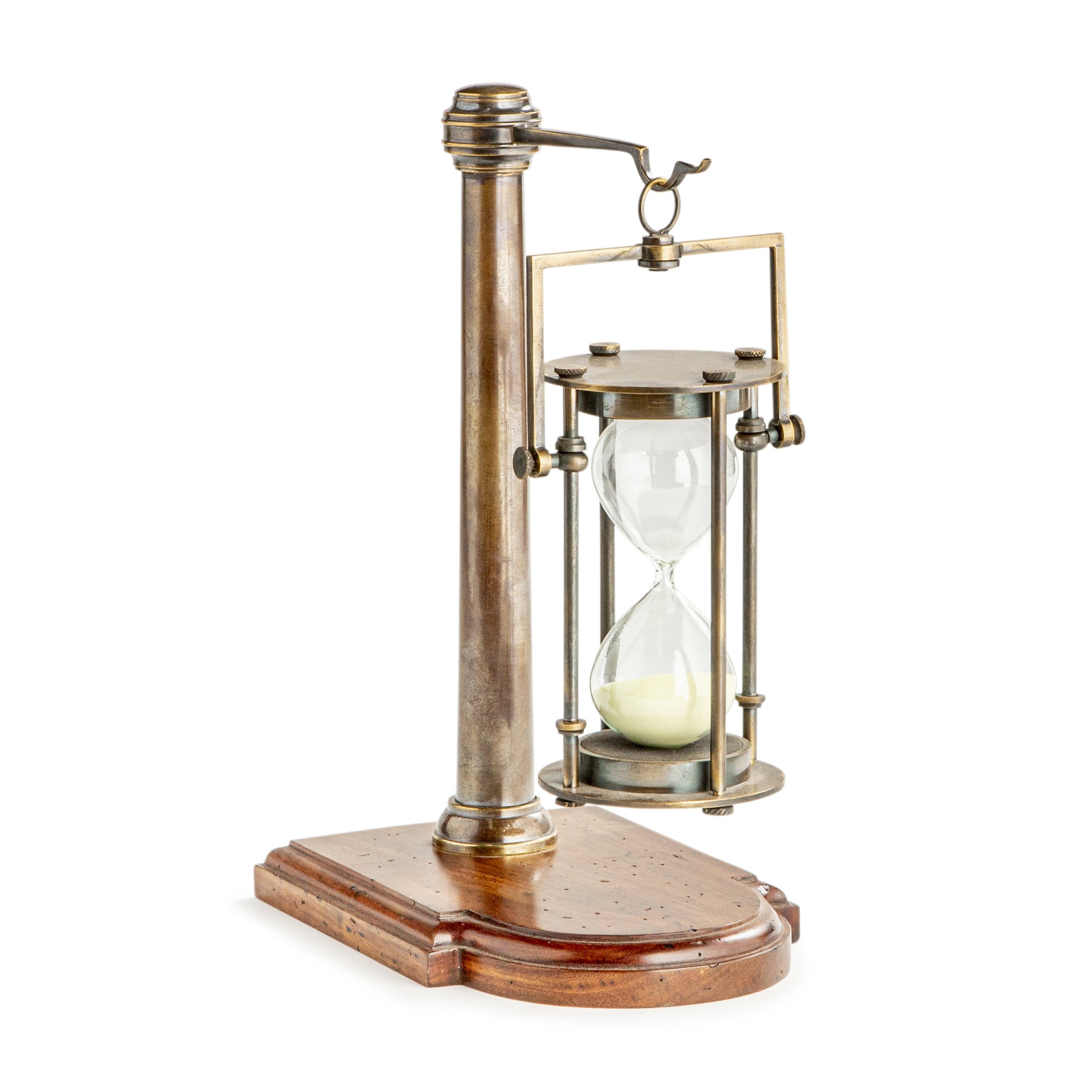 Bronzed 30 min Hourglass with Stand