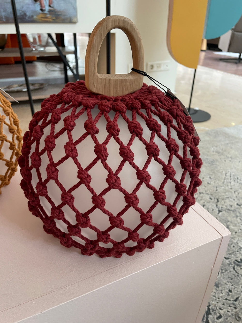 Boia Lamp Pm - Nat & Red