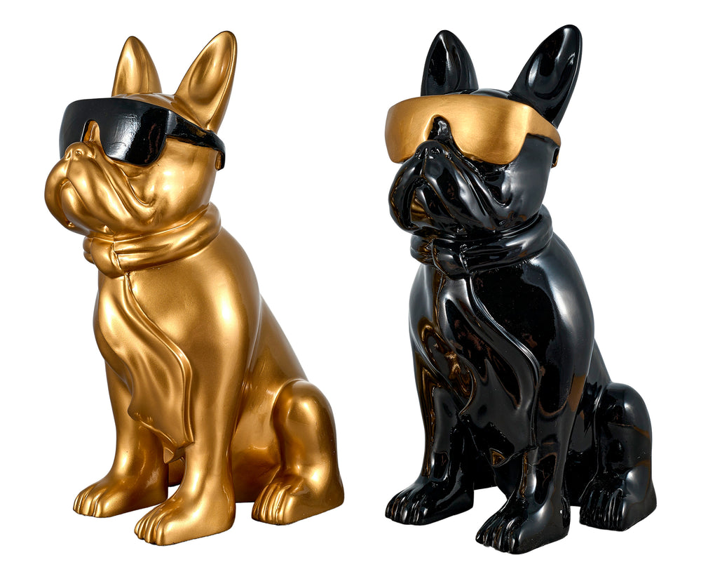 chien or et noir