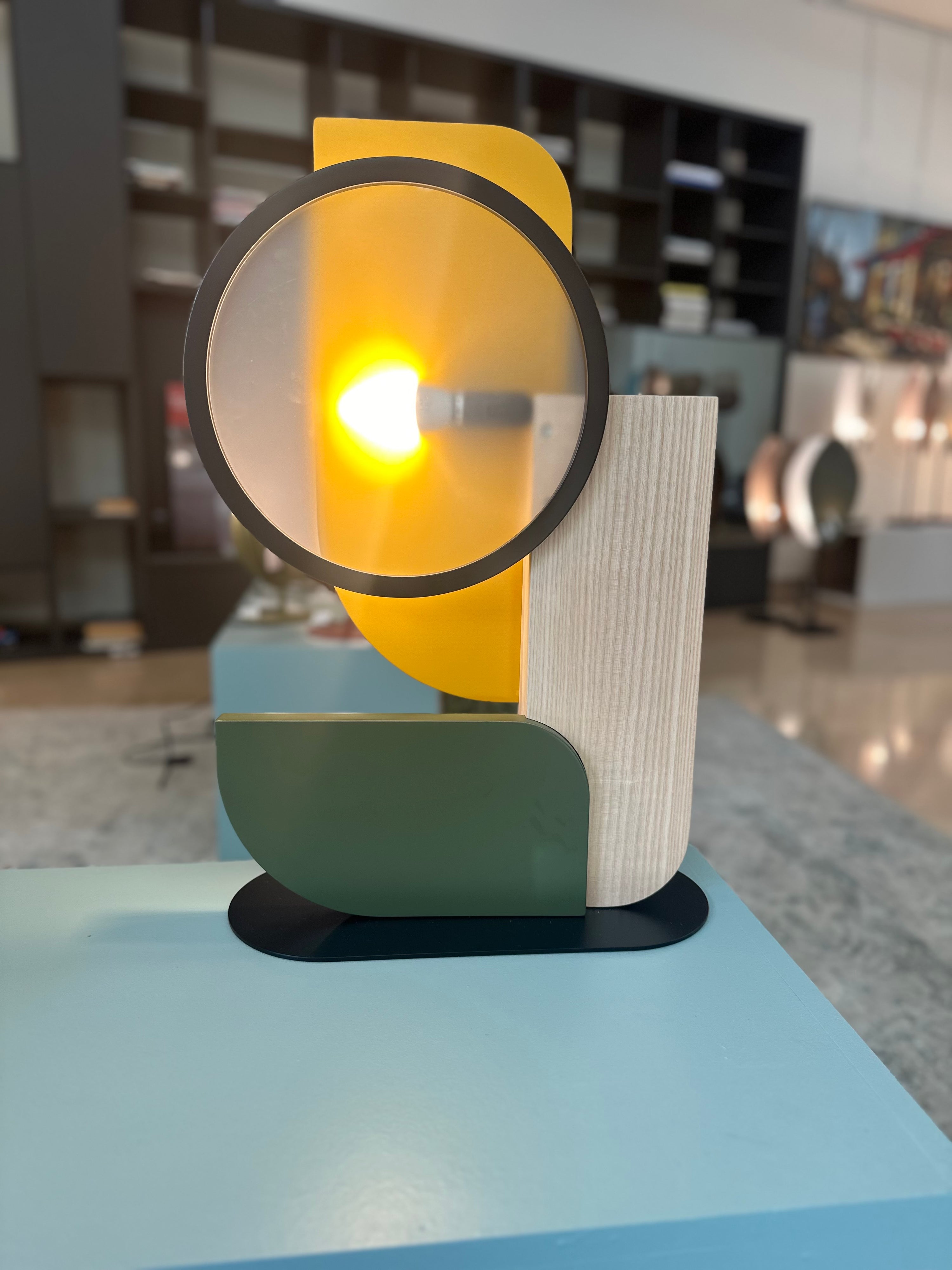 Brake Table lamp Black & Yellow