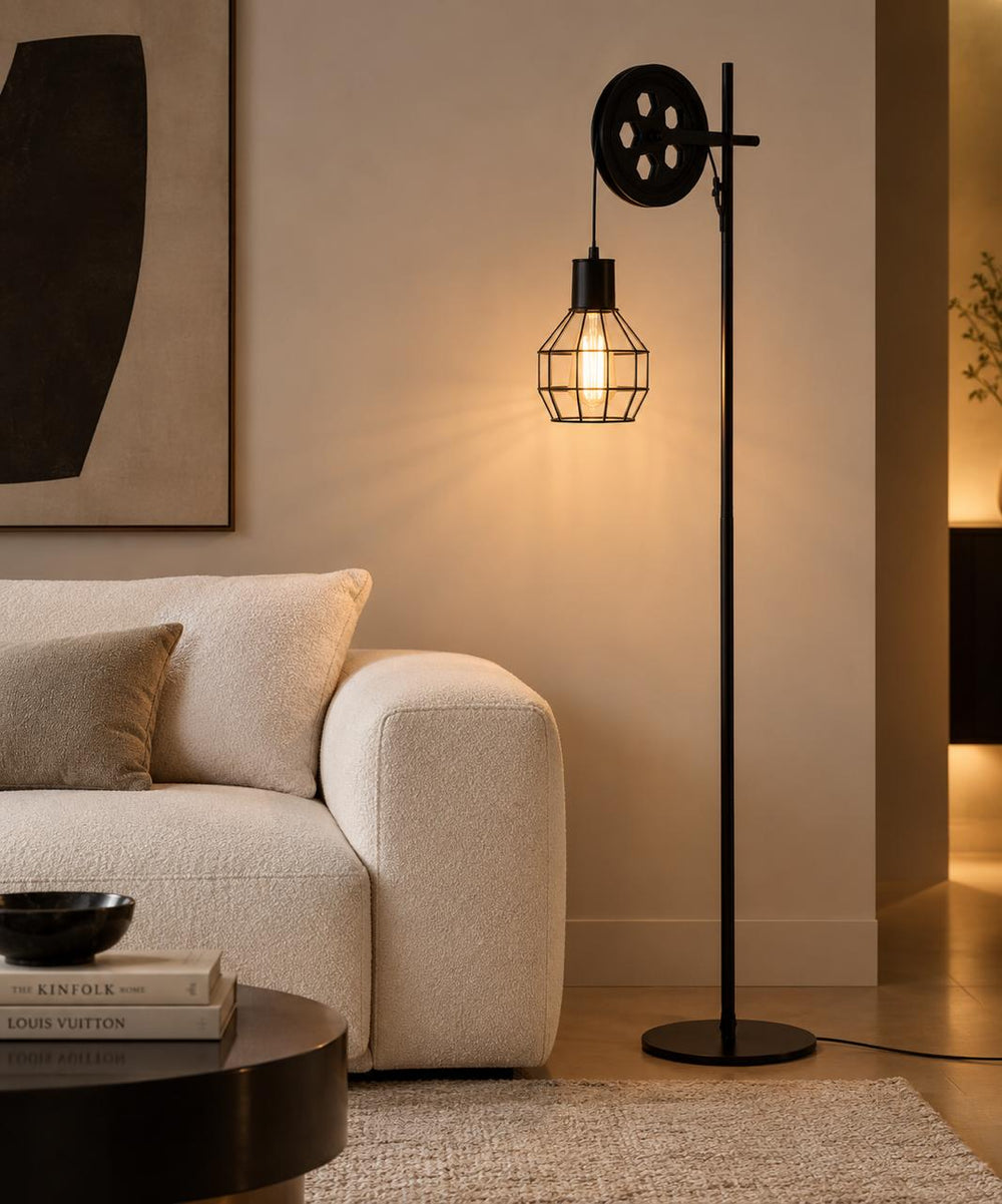 Floor lamp, Metal
